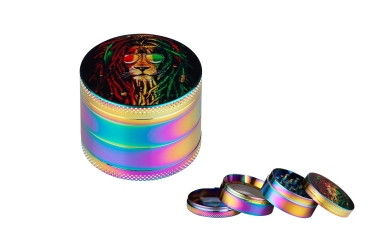 1 Metall Grinder Pollinator 4 part ø 50mm Tiger Rainbow